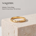 𝒗𝒐𝒒𝒛𝒆𝒎𝒙™ Infinity Twist Ring
