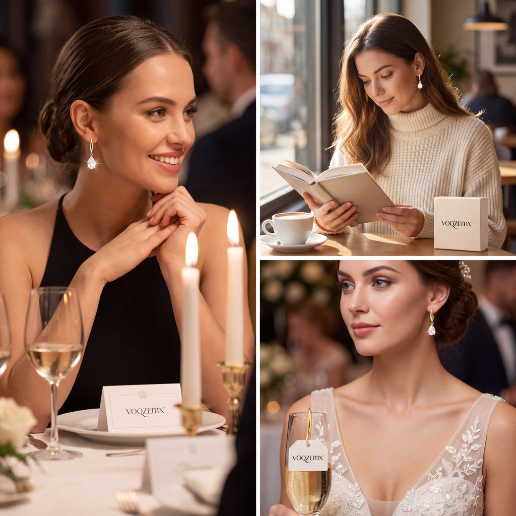 𝒗𝒐𝒒𝒛𝒆𝒎𝒙™ Lucent Drop Earrings