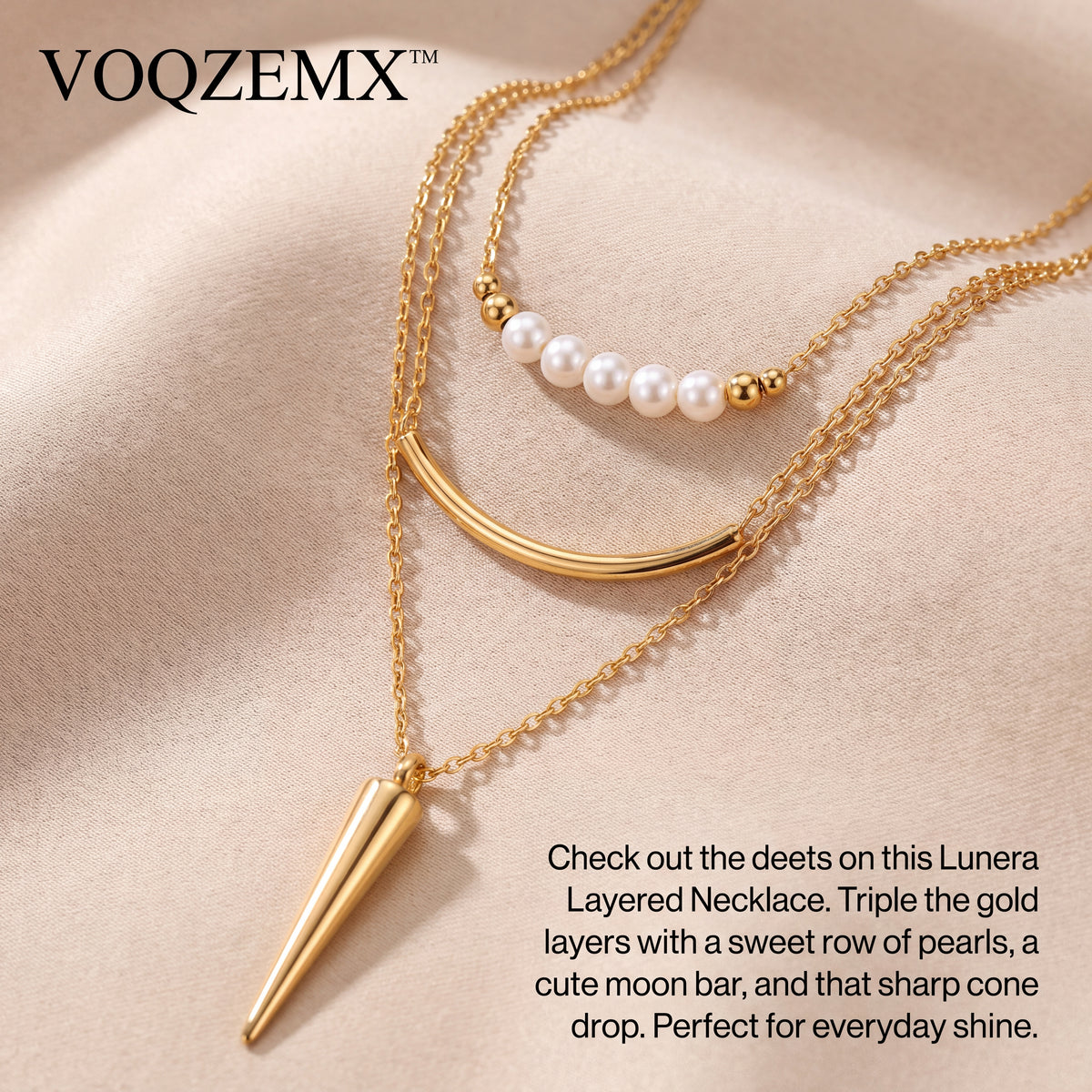 𝒗𝒐𝒒𝒛𝒆𝒎𝒙™ Lunera Layered Necklace