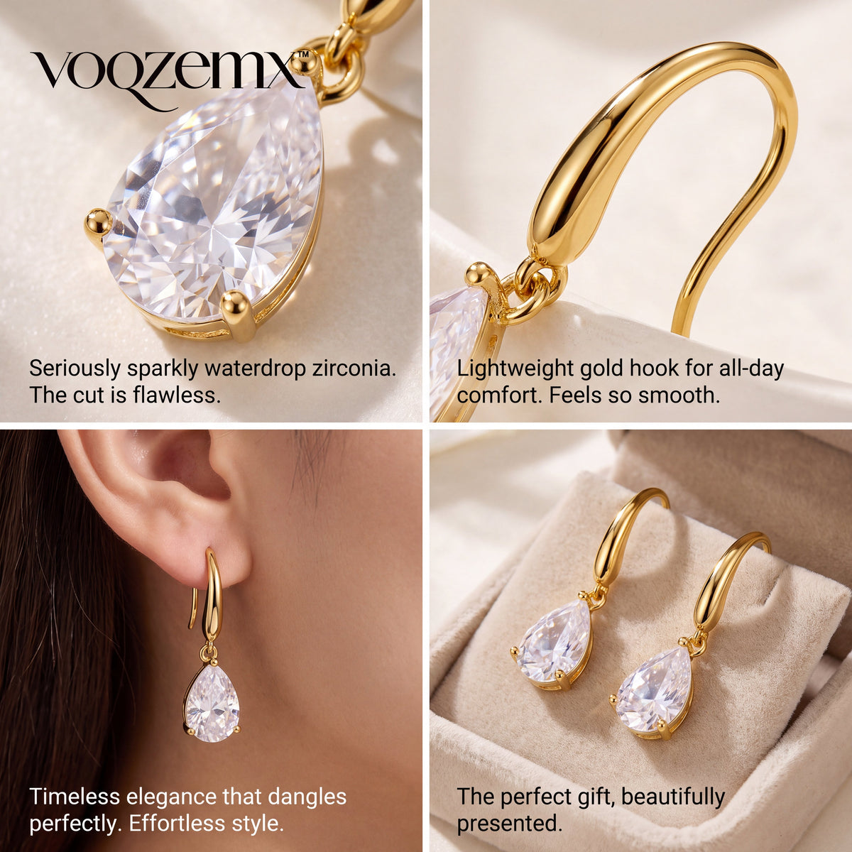 𝒗𝒐𝒒𝒛𝒆𝒎𝒙™ Lucent Drop Earrings