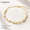 𝒗𝒐𝒒𝒛𝒆𝒎𝒙™ Pearl Curve Necklace