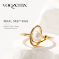𝒗𝒐𝒒𝒛𝒆𝒎𝒙™ Pearl Orbit Ring