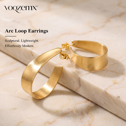 𝒗𝒐𝒒𝒛𝒆𝒎𝒙™ Arc Loop Earrings