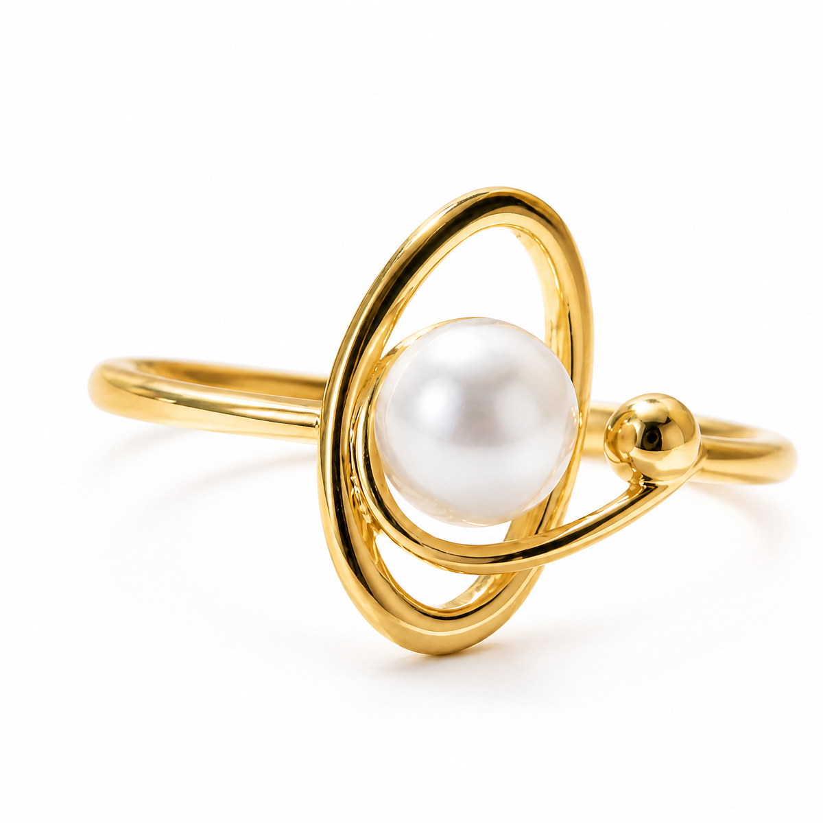 𝒗𝒐𝒒𝒛𝒆𝒎𝒙™ Pearl Orbit Ring