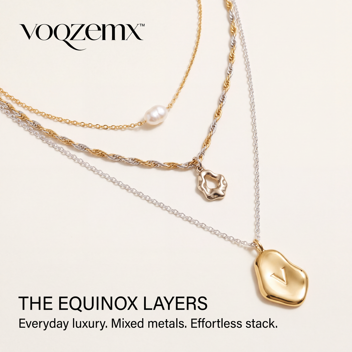 𝒗𝒐𝒒𝒛𝒆𝒎𝒙™ Equinox Layered Necklace