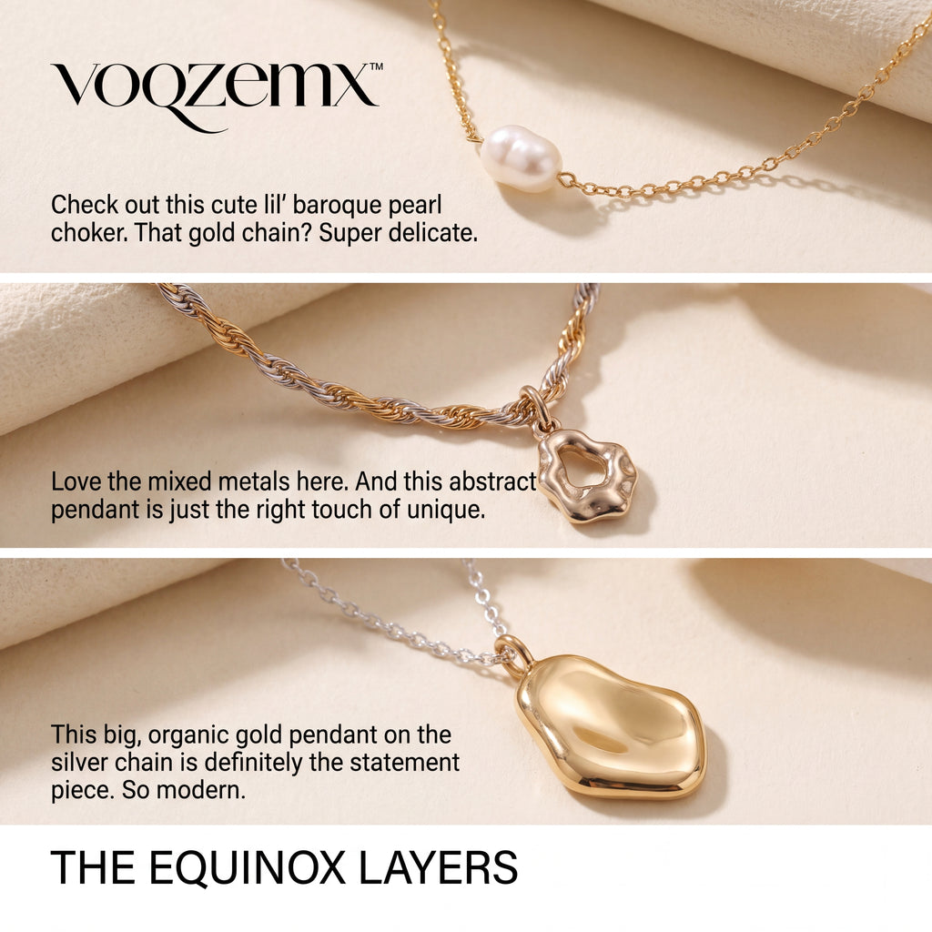 𝒗𝒐𝒒𝒛𝒆𝒎𝒙™ Equinox Layered Necklace